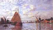 Claude Monet La Zaan a Zaandam USA oil painting artist